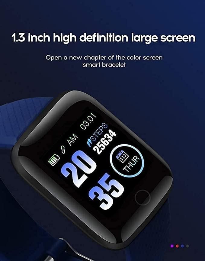 ID116 Plus Smart Bracelet Fitness Tracker Color Screen Smartwatch